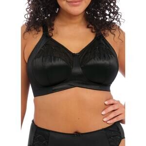 Elomi Women's 40DDD Black Cate Soft Full Cup Bra Side Support Wire Free G28-10